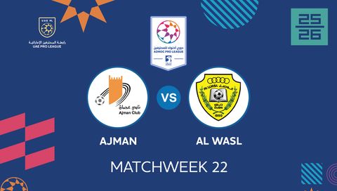 UAE Pro League 2025/26: Ajman vs Al Wasl