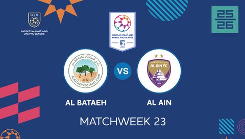 UAE Pro League 2025/26: Al Bataeh vs Al Ain