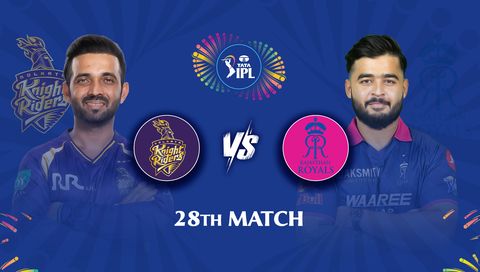 TATA IPL 2026, Match 28: Kolkata Knight Riders vs Rajasthan Royals