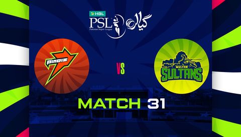HBL Pakistan Super League 2026, Match 31: Rawalpindi Pindiz vs Multan Sultans