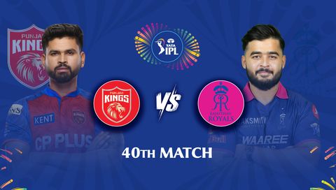 TATA IPL 2026, Match 40: Punjab Kings vs Rajasthan Royals