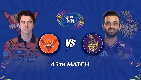 TATA IPL 2026, Match 45: Sunrisers Hyderabad vs Kolkata Knight Riders