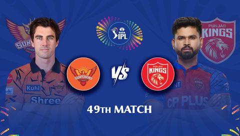 TATA IPL 2026, Match 49: Sunrisers Hyderabad vs Punjab Kings