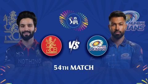 TATA IPL 2026, Match 54: Royal Challengers Bengaluru vs Mumbai Indians