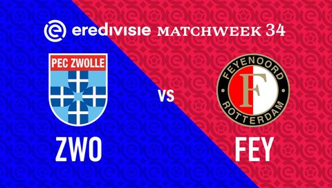 Eredivisie 2025/26: PEC Zwolle vs Feyenoord