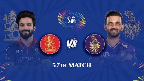 TATA IPL 2026, Match 57: Royal Challengers Bengaluru vs Kolkata Knight Riders
