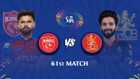 TATA IPL 2026, Match 61: Punjab Kings vs Royal Challengers Bengaluru