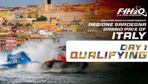 UIM F1H2O World Championship 2026: Grand Prix of Sardegna, Italy, Day 1 - Qualifying