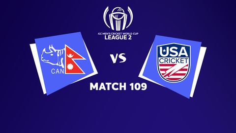 ICC Men's Cricket World Cup 23-27 League 2, Match 109: Nepal vs USA