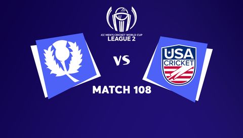 ICC Men's Cricket World Cup 23-27 League 2, Match 108: Scotland vs USA