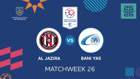 UAE Pro League 2025/26: Al Jazira vs Bani Yas