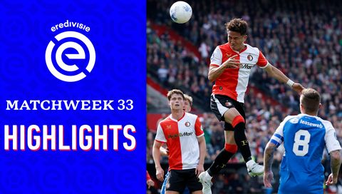 Feyenoord secure Champions League qualification after draw with AZ | Week 33, Eredivisie 2024/25 Highlights
