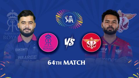 TATA IPL 2026, Match 64: Rajasthan Royals vs Lucknow Super Giants