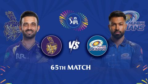 TATA IPL 2026, Match: 65: Kolkata Knight Riders vs Mumbai Indians