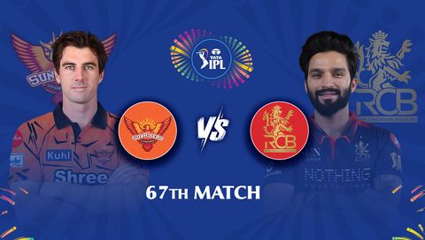 TATA IPL 2026, Match 67: Sunrisers Hyderabad vs Royal Challengers Bengaluru