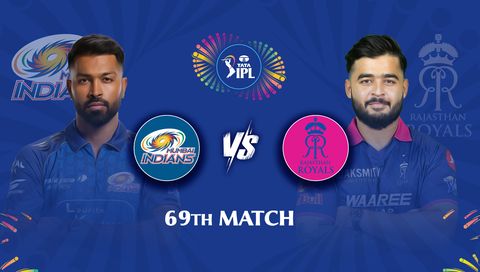 TATA IPL 2026, Match 69: Mumbai Indians vs Rajasthan Royals