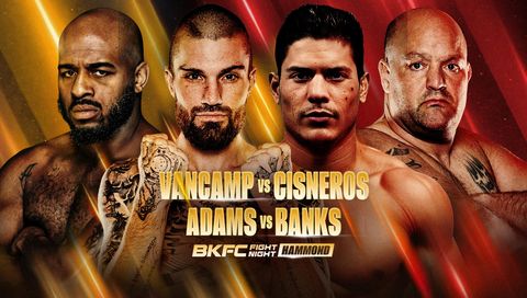 BKFC Fight Night Hammond 2026: Cameron VanCamp vs Gregoris Cisneros
