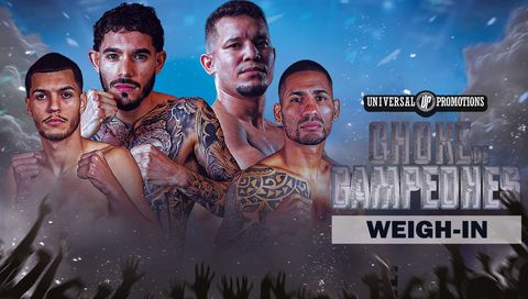Choke de Campeones: Weigh-In (en Español)