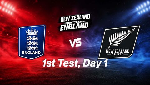 New Zealand tour of England 2026, 1st Test, Day 1