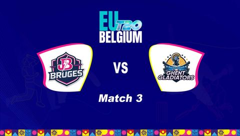 EUT20 Belgium 2026, Match 3: JB Bruges vs Ghent Gladiators