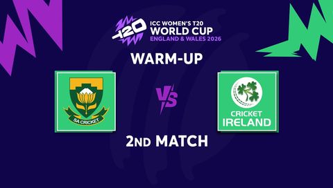 ICC Womens T20 World Cup Warm-up Matches 2026, Match 2: South Africa vs Ireland