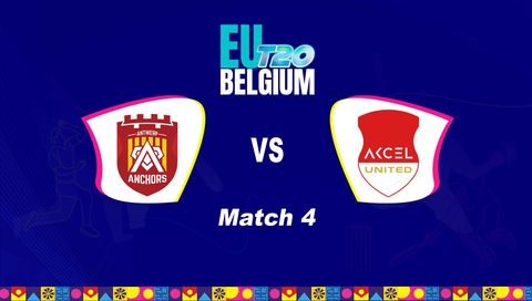 EUT20 Belgium 2026, Match 4: Antwerp Anchors vs Akcel United Brussels