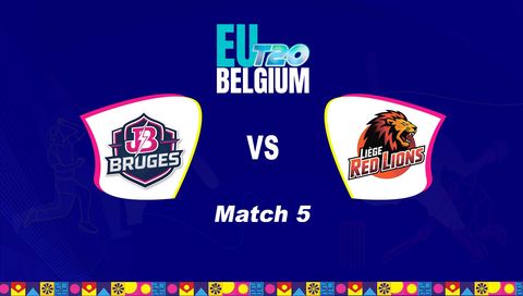 EUT20 Belgium 2026, Match 5: JB Bruges vs Liège Red Lions