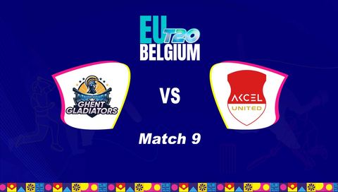 EUT20 Belgium 2026, Match 9: Ghent Gladiators vs Akcel United Brussels