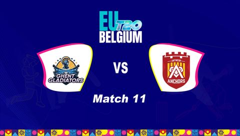 EUT20 Belgium 2026, Match 11: Ghent Gladiators vs Akcel United Brussels