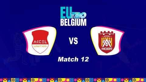 EUT20 Belgium 2026, Match 12: Akcel United Brussels vs Antwerp Anchors