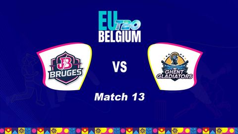 EUT20 Belgium 2026, Match 13: JB Bruges vs Ghent Gladiators
