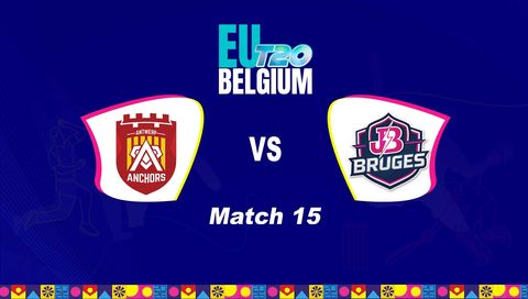 EUT20 Belgium 2026, Match 15: Antwerp Anchors vs JB Bruges