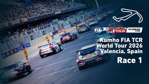 Kumho FIA TCR World Tour 2026 Valencia: Race 1