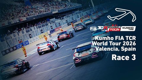 Kumho FIA TCR World Tour 2026 Valencia: Race 3
