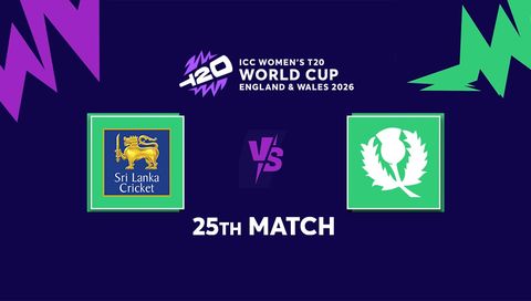 ICC Womens T20 World Cup 2026, Match 25: Sri Lanka vs Scotland