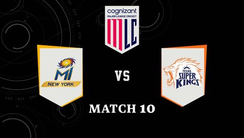Cognizant Major League Cricket 2026, Match 10: MI New York vs Texas Super Kings