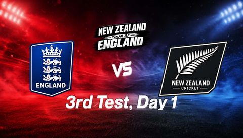 New Zealand tour of England 2026, 3rd Test, Day 1