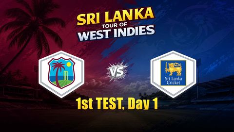 Sri Lanka tour of West Indies 2026, 1st Test, Day 1