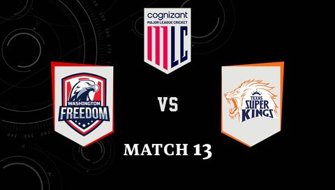 Cognizant Major League Cricket 2026, Match 13: Washington Freedom vs Texas Super Kings