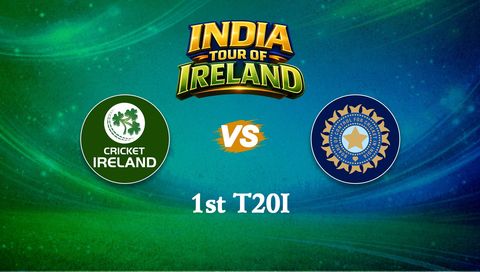 India tour of Ireland 2026 1st Т20I