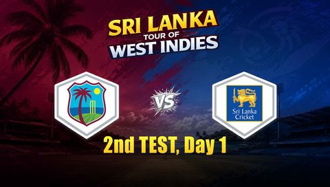 Sri Lanka tour of West Indies 2026, 2nd Test, Day 1