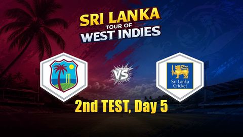 Sri Lanka tour of West Indies 2026, 2nd Test, Day 5