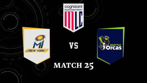 Cognizant Major League Cricket 2026, Match 25: Mi New York vs Seattle Orcas