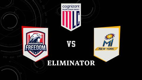 Cognizant Major League Cricket 2026 Eliminator: Washington Freedom vs Mi New York