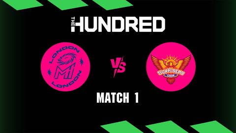The Hundred Men 2026, Match 1: Mi London vs Sunrisers Leeds