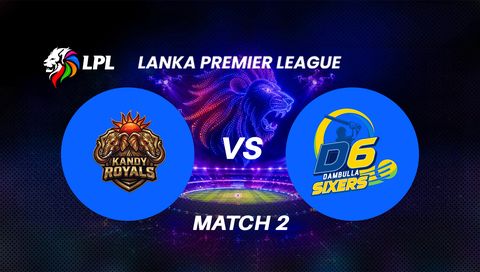 Lanka Premier League 2026, Match 2: Kandy Falcons vs Dambulla Sixers