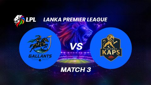Lanka Premier League 2026, Match 3: Galle Gallants vs Colombo Kaps