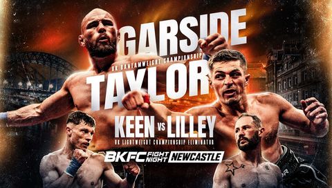 BKFC Fight Night Newcastle 2026: Lewis Garside vs Bradley Taylor