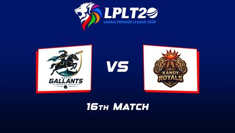 Lanka Premier League 2026, Match 16: Galle Gallants vs Kandy Royals