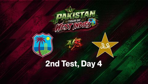 Pakistan tour of West Indies 2026, 2nd Test, Day 4